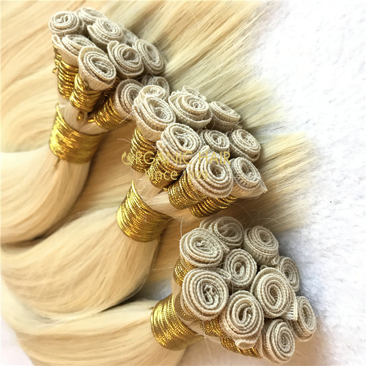 #60 Hand tied Layered weft-can not be cut  A116